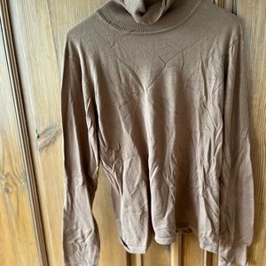 Nygard fine knit beige turtleneck sweater